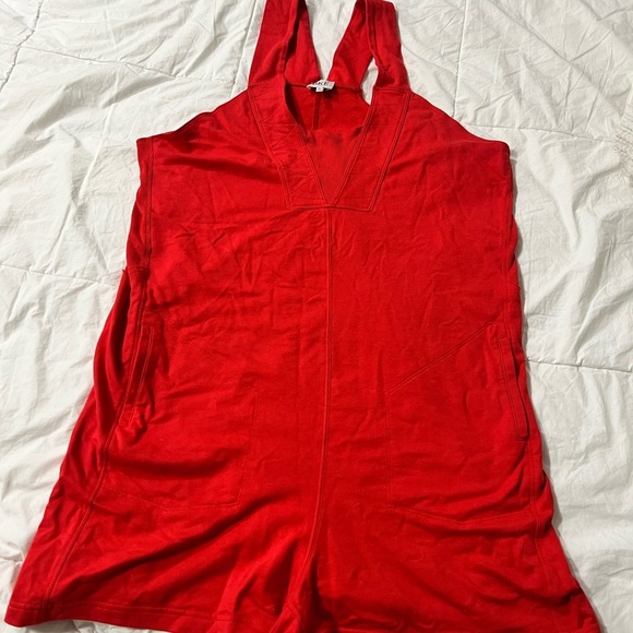 BKE Red jumpsuit / romper - Picture 3 of 9
